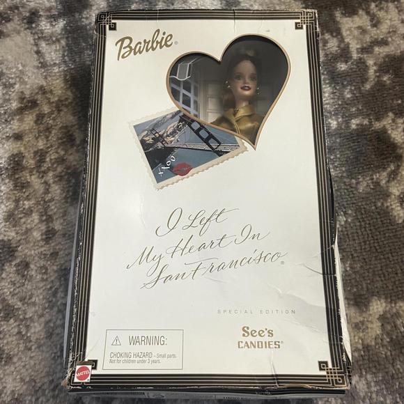 Mattel ILeft My Heart In San Fransico See’s Candies Barbie Vintage 2001 (NEW) - Picture 1 of 5